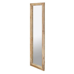 Statement Furniture Florence Large Rectangular Wall Mirror With Wooden Frame 45X165Cm - thumbnail 2