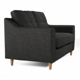 Furnishings For Less UK Baxter Charcoal Tufted Fabric Sofa Suite 3 Seater And 2 Seater Sofa - thumbnail 8