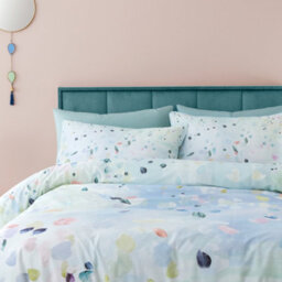 Appletree Alfresco 100% Cotton Duck Egg Duvet Cover Set - thumbnail 3