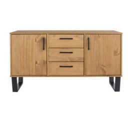 Core Products 2 Doors And 3 Drawers Medium Sideboard Antique Waxed Pine H73.6Cm X W130.6Cm X D43.0Cm - thumbnail 2