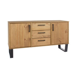 Core Products 2 Doors And 3 Drawers Medium Sideboard Antique Waxed Pine H73.6Cm X W130.6Cm X D43.0Cm - thumbnail 3