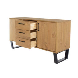 Core Products 2 Doors And 3 Drawers Medium Sideboard Antique Waxed Pine H73.6Cm X W130.6Cm X D43.0Cm - thumbnail 4