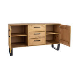 Core Products 2 Doors And 3 Drawers Medium Sideboard Antique Waxed Pine H73.6Cm X W130.6Cm X D43.0Cm - thumbnail 5