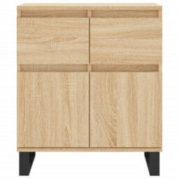 Berkfield Durable Sideboard Sonoma Oak 60X35X70 Cm Engineered Wood - thumbnail 5