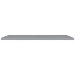 Berkfield Floating Wall Shelves 4 Pcs Grey 120X23.5X3.8 Cm Mdf - thumbnail 4