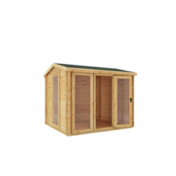 Waltons 3M X 2.5M Wooden 19mm Garden Log Cabin Summerhouse Apex Shed 10Ft X 8Ft - thumbnail 6