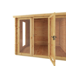 Waltons 3M X 2.5M Wooden 19mm Garden Log Cabin Summerhouse Apex Shed 10Ft X 8Ft - thumbnail 5
