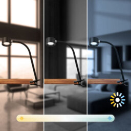 Briloner Rechargeable Led Reading Desk Lamp With Clamp Ip44 Flexible 3W - thumbnail 6
