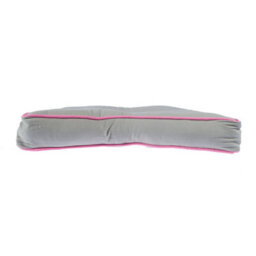 Homescapes Grey And Pink Star Floor Cushion - thumbnail 2