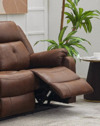 SC FURNITURE LIMITED Brown Fabric Reclining 2 Seater Sofa - Colorado - thumbnail 2