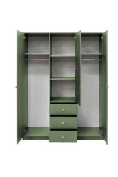 Arte Chic Plum Siena Ii D3 Wardrobe 149Cm - Sophisticated Mirror & Smart Storage - thumbnail 2
