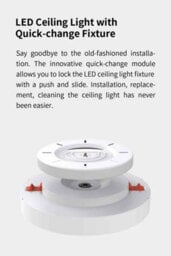 Yeelight Smart Led Ceiling Light Pro Wifi Dimmable 2700 6500K Voice Control Homekit - thumbnail 5