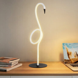 Elstead Lighting Flamingo Led Table Lamp - White - thumbnail 7