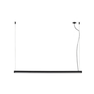 Luminosa Lighting Luminosa Vico 115Cm Black Pendant Lamp With Recessed Canopy - image 1