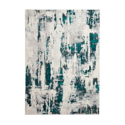 Grey Green Abstract Rug, 8mm Thick Easy To Clean Rug, Grey Green Rug For Bedroom, Livingroom & Diningroom-120Cm X 170Cm - thumbnail 1