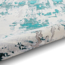 Grey Green Abstract Rug, 8mm Thick Easy To Clean Rug, Grey Green Rug For Bedroom, Livingroom & Diningroom-120Cm X 170Cm - thumbnail 5