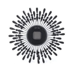 Diamond Jeweled Wall Clock Stylish Diamond Sunflower