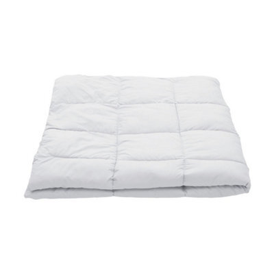Darphe White Double Size Down Alternative Quilted Duvet Insert With Corner Tabs 200 X 200Cm - image 1