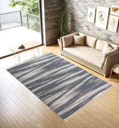 Stratus Interiors Phoenix Large Living Room Rug 200 X 290Cm - Brown / Beige / Grey / White / Silver - Medium - thumbnail 6