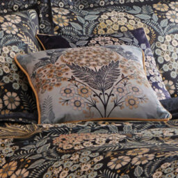 Appletree Evelina Geometric Floral Velvet Filled Cushion - thumbnail 1