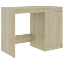 Berkfield Desk Sonoma Oak 100X50X76 Cm Engineered Wood - thumbnail 2