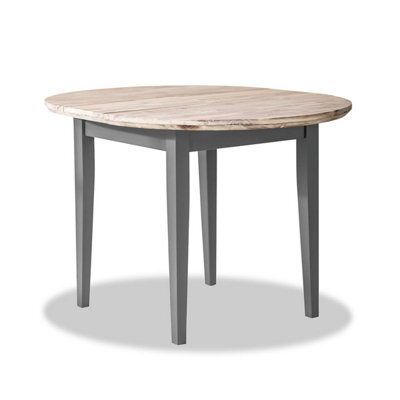 Statement Furniture Florence Round Extendable Kitchen Dining Table In Dove Grey - image 1