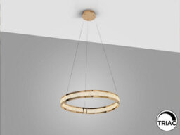 Luminosa Lighting Luminosa Lorian Pendant Ceiling Light Gold Led 3000K - Uk Stock - thumbnail 4