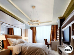Luminosa Lighting Luminosa Lorian Pendant Ceiling Light Gold Led 3000K - Uk Stock - thumbnail 2