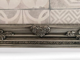 Downton Interiors Antique Silver Tall Ornate Dressing Wall Mirror With Bevelled Glass 142Cm - thumbnail 7
