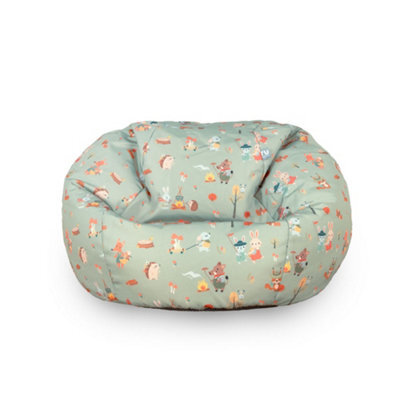 rucomfy Beanbags Rucomfy Forest Friends Kids Water Resistant Slouchbag Bean Bag Chair - image 1