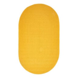 Homescapes Mustard Yellow Handmade Woven Braided Oval Rug, 50 X 80 Cm - thumbnail 2
