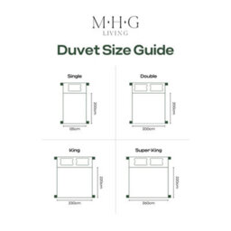 MHG Living Anti-Allergy 4.5 Tog Summer Duvet - Lightweight Breathable Striped Microfibre Quilt - Single - thumbnail 8