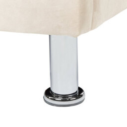 Beliani Bed Velvet Metz 90 X 200 Cm (Eu Single) Beige - thumbnail 9