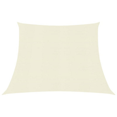 Berkfield Sunshade Sail 160 G/m2 Cream 4/5X3 M Hdpe - image 1