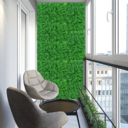 Living And Home Artificial Simulated Greeny Grass Plastic Plant Wall Decoration Hedge Panels - thumbnail 2