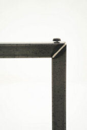 Solid Wood Industrial Office Desk - W100Cm X D60Cm X H75Cm - Dark Oak - Rustic - thumbnail 5