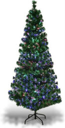 Shatchi 7Ft/210Cm Multicolour Fibre Optic Christmas Tree Led Pre-Lit - thumbnail 2