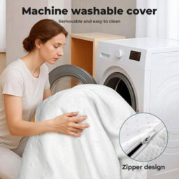 5Cm Double Memory Foam Mattress Topper Bamboo Charcoal Washable - thumbnail 5