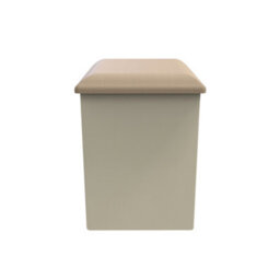 Lancaster Stool In Cream & Oak (Ready Assembled) - thumbnail 2