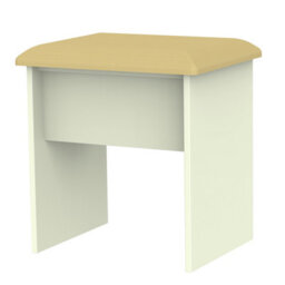Lancaster Stool In Cream & Oak (Ready Assembled) - thumbnail 5