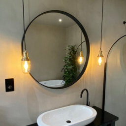 Industville Brooklyn Outdoor & Bathroom Pendant, Brass Holder, Brass Ring - thumbnail 5