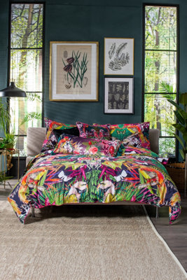 Deyongs Birds Of Paradise 100% Cotton 200 Count Duvet Set - image 1