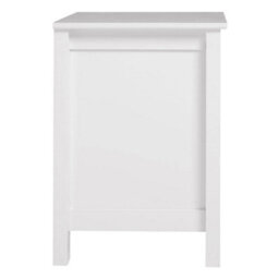 Living And Home White Small Side Table With Drawer For Living Room - thumbnail 6