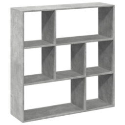 Berkfield Room Divider Bookcase Concrete Grey 102X29X103.5 Cm Engineered Wood - thumbnail 2