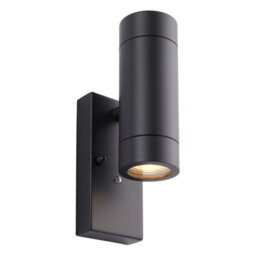 Luminosa Lighting Luminosa Palin Outdoor Up Down Wall Lamp 2 Light Anthracite Grey Ip44 - thumbnail 1