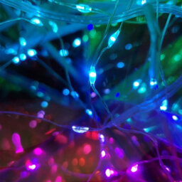 Samuel Alexander 1.4M Light Up Standing Iridescent Dreamlights Christmas Stag With 600 White Leds - thumbnail 9