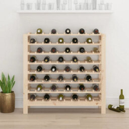 Vidaxl Wine Rack 109.5X30X107.5 Cm Solid Wood Pine - thumbnail 3