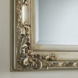 The Online Mirror Shop Wall Mirror Carved Louis Rectangular Shape With Champagne Frame- H110Cm X W 80Cm X D 6.5Cm For Hanging It Over Your Mantlepiece - thumbnail 3