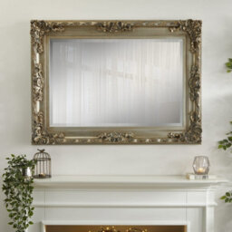 The Online Mirror Shop Wall Mirror Carved Louis Rectangular Shape With Champagne Frame- H110Cm X W 80Cm X D 6.5Cm For Hanging It Over Your Mantlepiece - thumbnail 2
