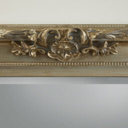 The Online Mirror Shop Wall Mirror Carved Louis Rectangular Shape With Champagne Frame- H110Cm X W 80Cm X D 6.5Cm For Hanging It Over Your Mantlepiece - thumbnail 4